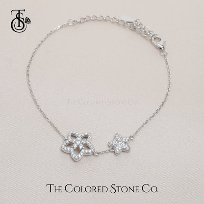 Floral Charm Bracelet