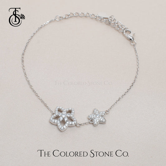 Floral Charm Bracelet