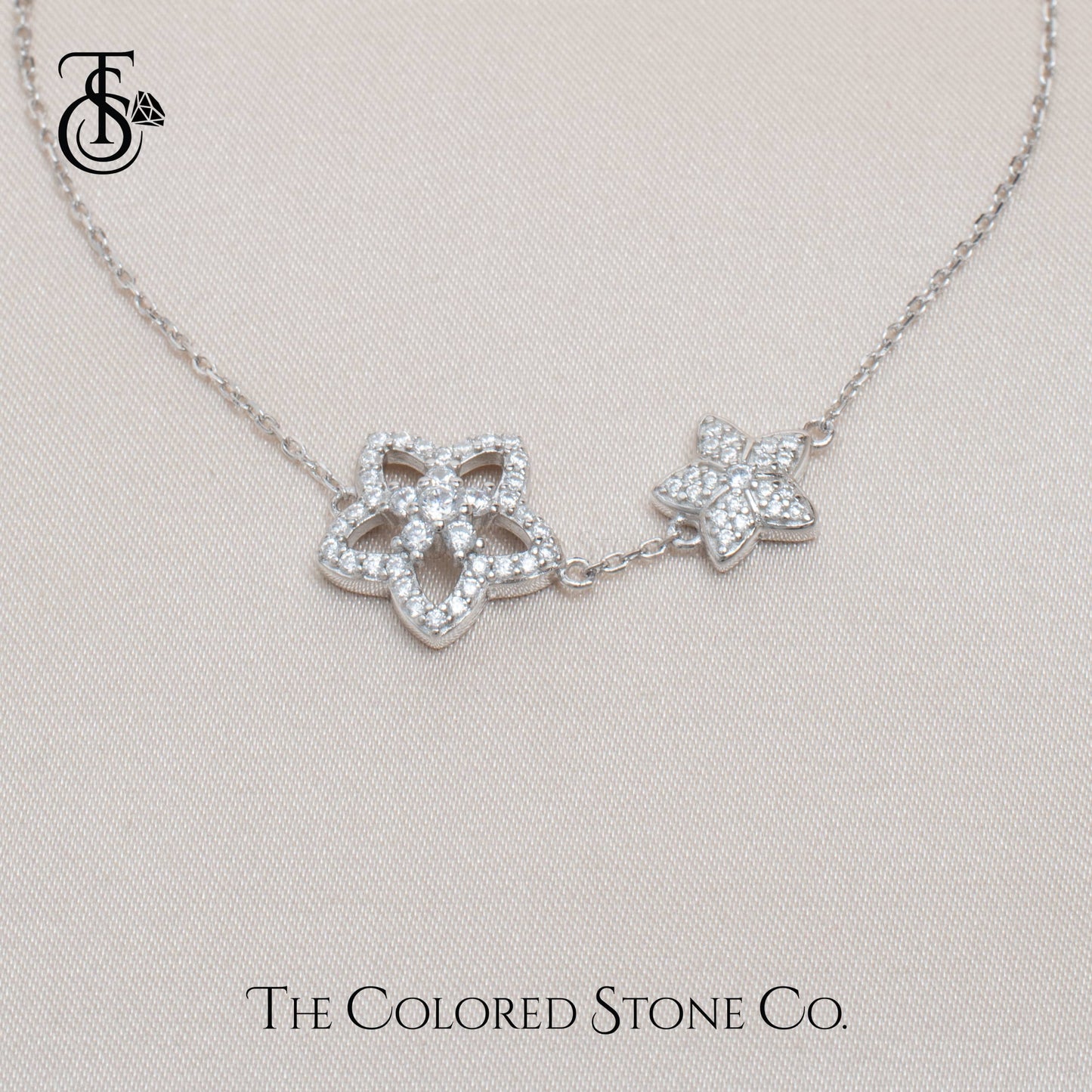 Floral Charm Bracelet