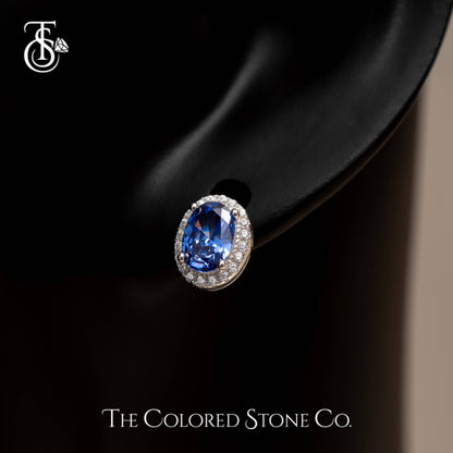 Halcyon Earrings - Tanzanite