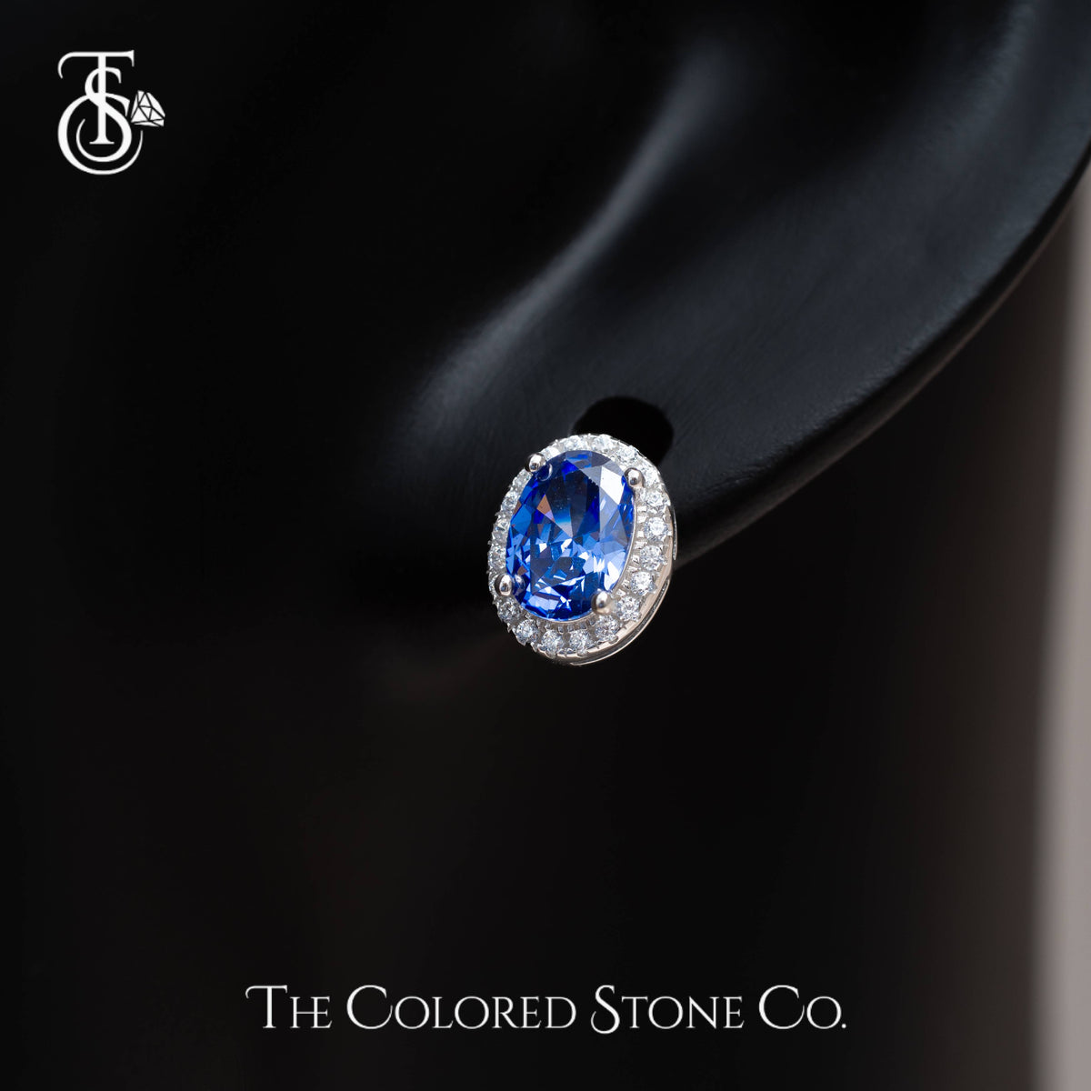 Halcyon Earrings - Tanzanite Blue
