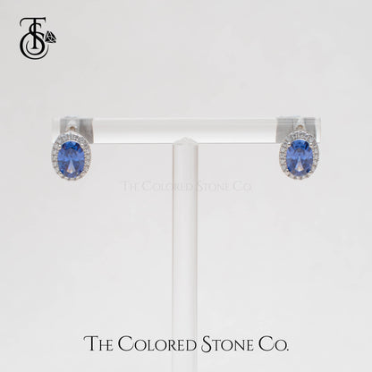 Halcyon Earrings - Tanzanite