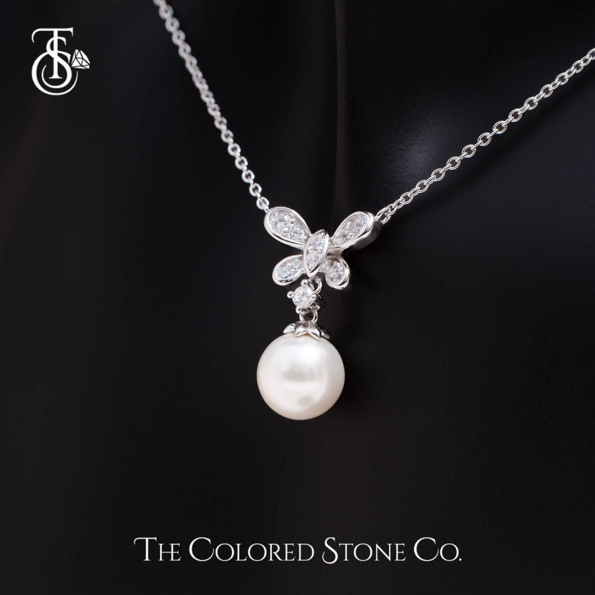 Psyche Necklace- Pearl