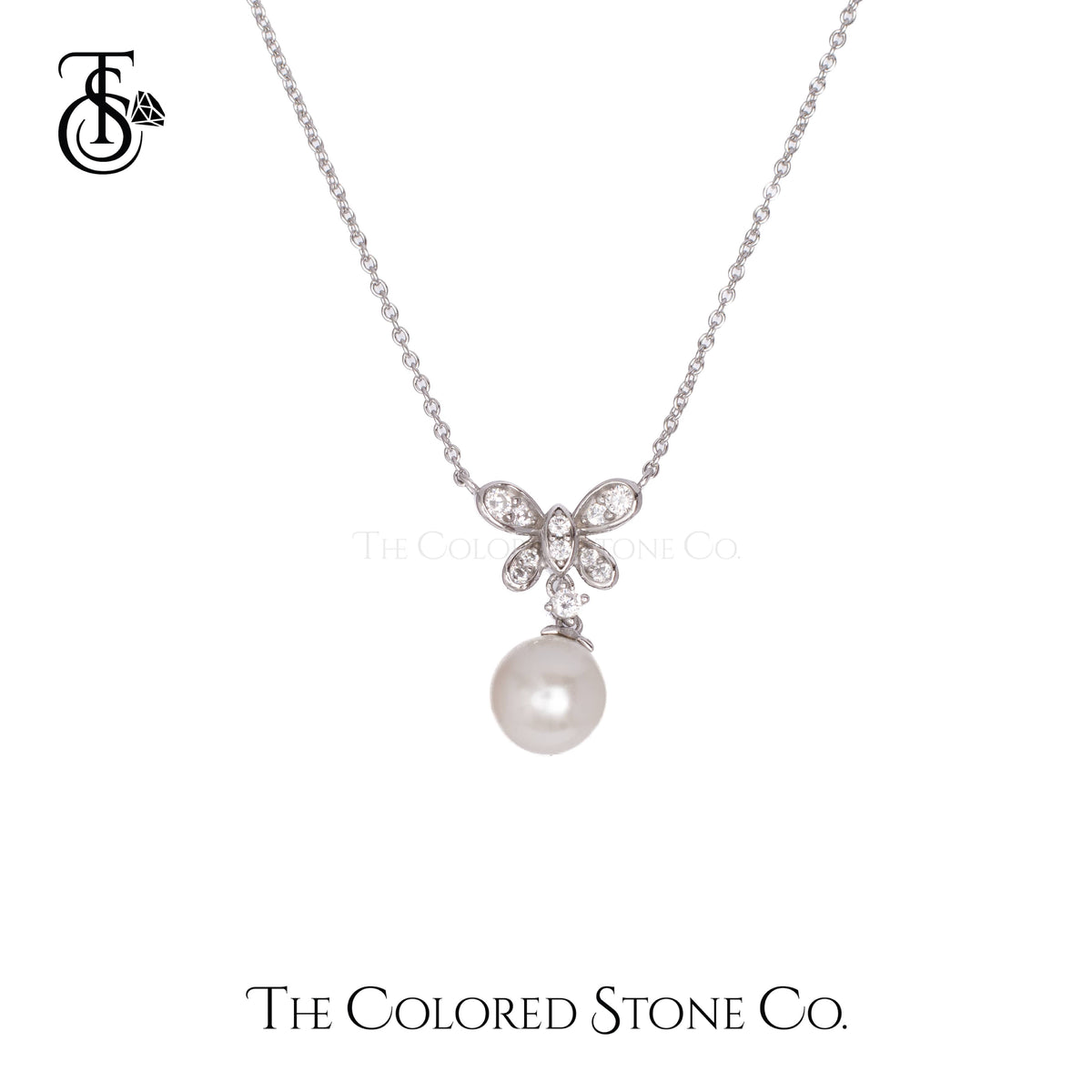 Psyche Necklace- Pearl