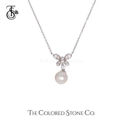 Psyche Necklace- Pearl