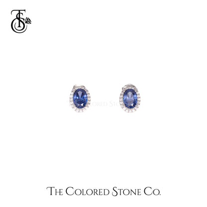 Halcyon Earrings - Tanzanite