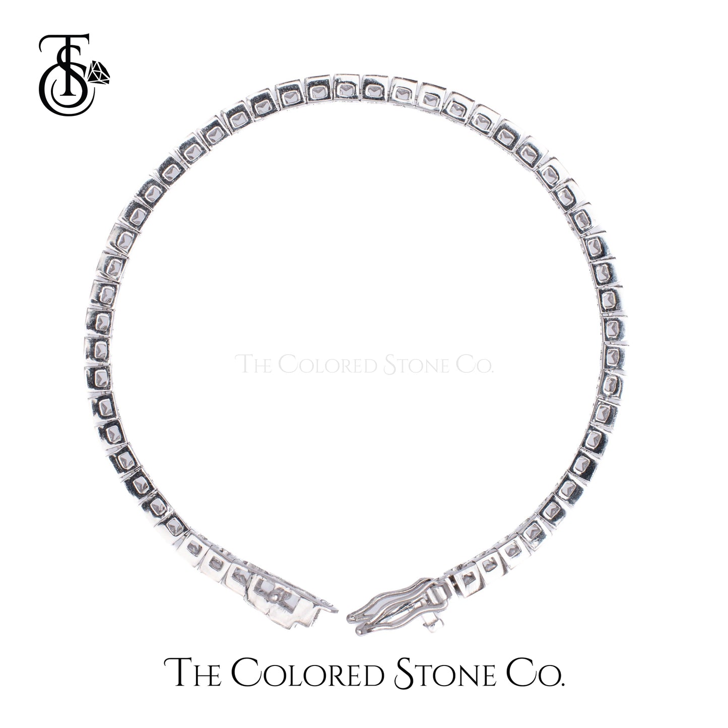 Tennis Bracelet - Princess Cut - American Diamond
