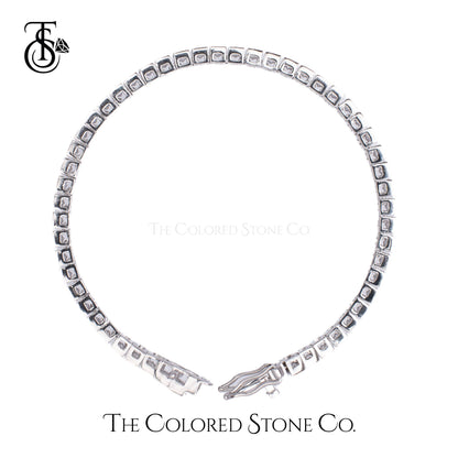 Tennis Bracelet - Princess Cut - American Diamond