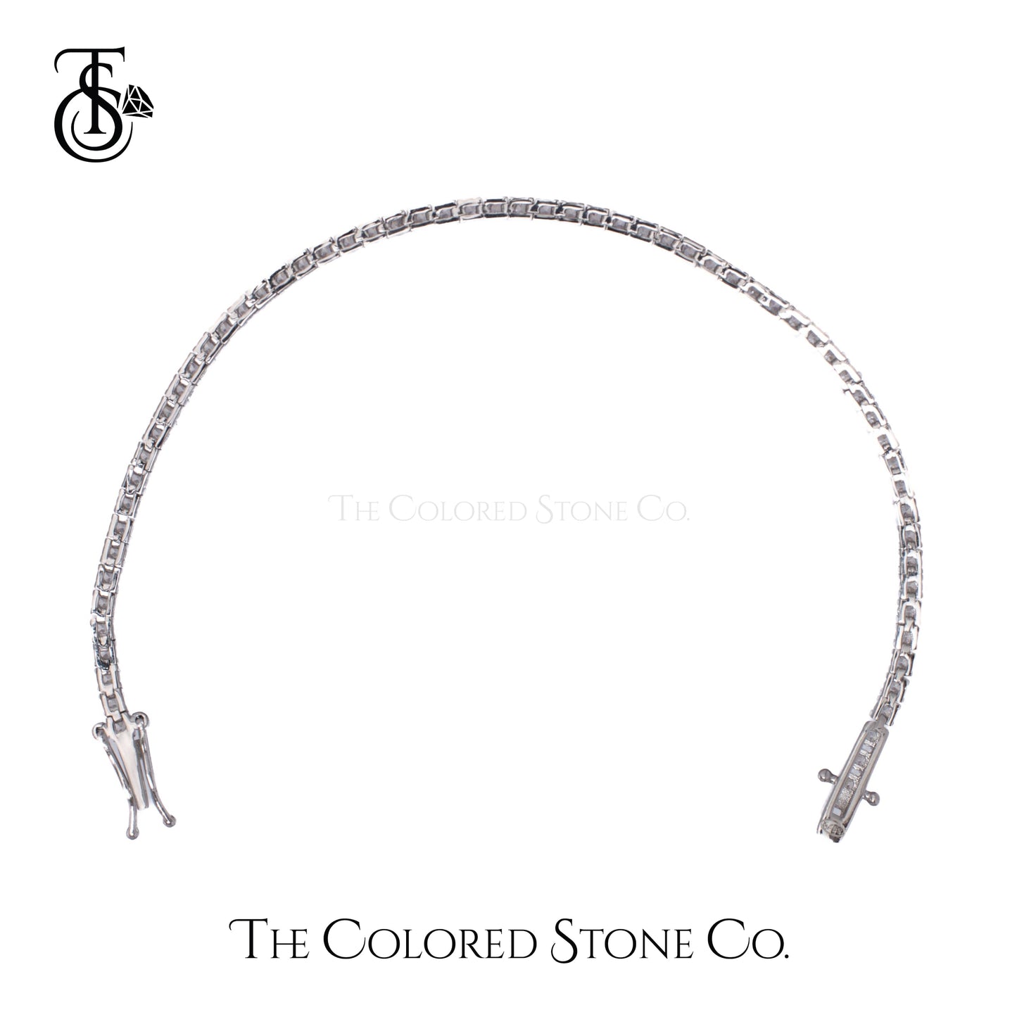 Classic Tennis Bracelet - Round 2mm - American Diamond