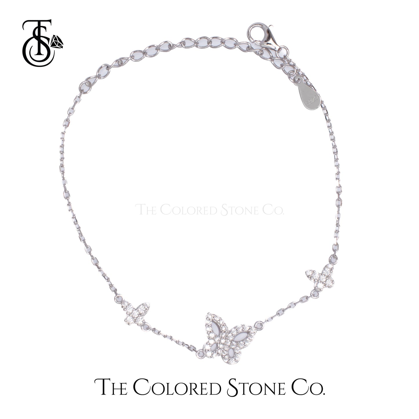 Trinity Flutter Charm Bracelet
