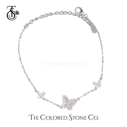 Trinity Flutter Charm Bracelet