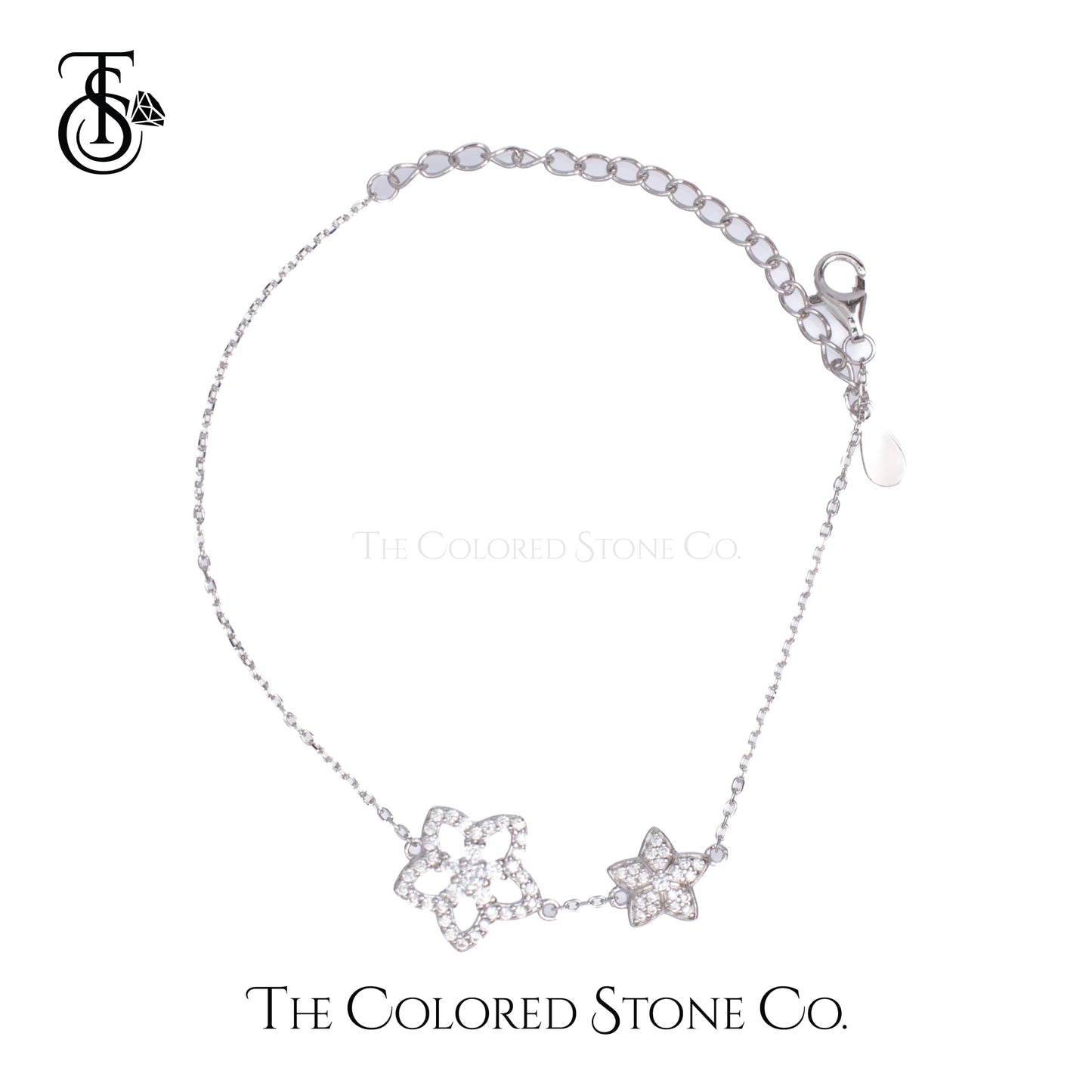 Floral Charm Bracelet