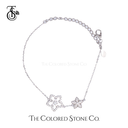 Floral Charm Bracelet
