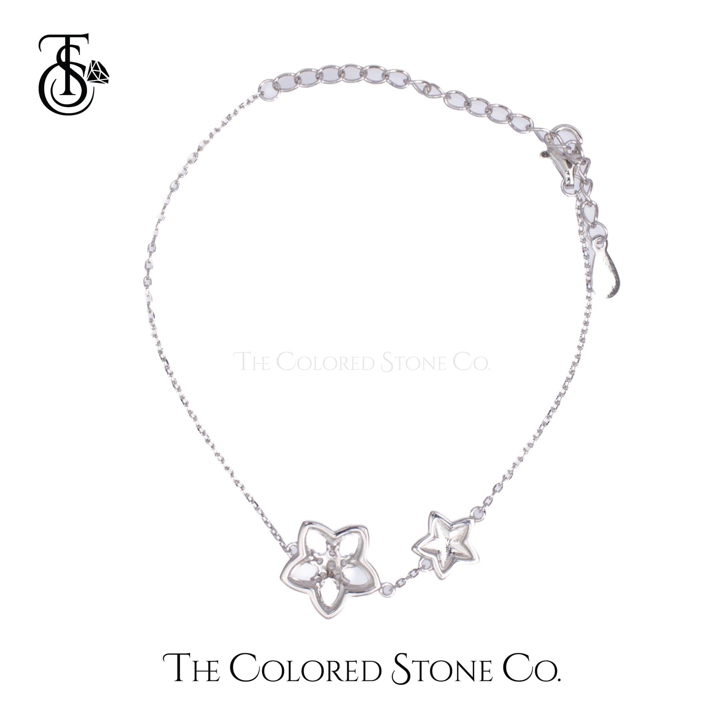 Floral Charm Bracelet